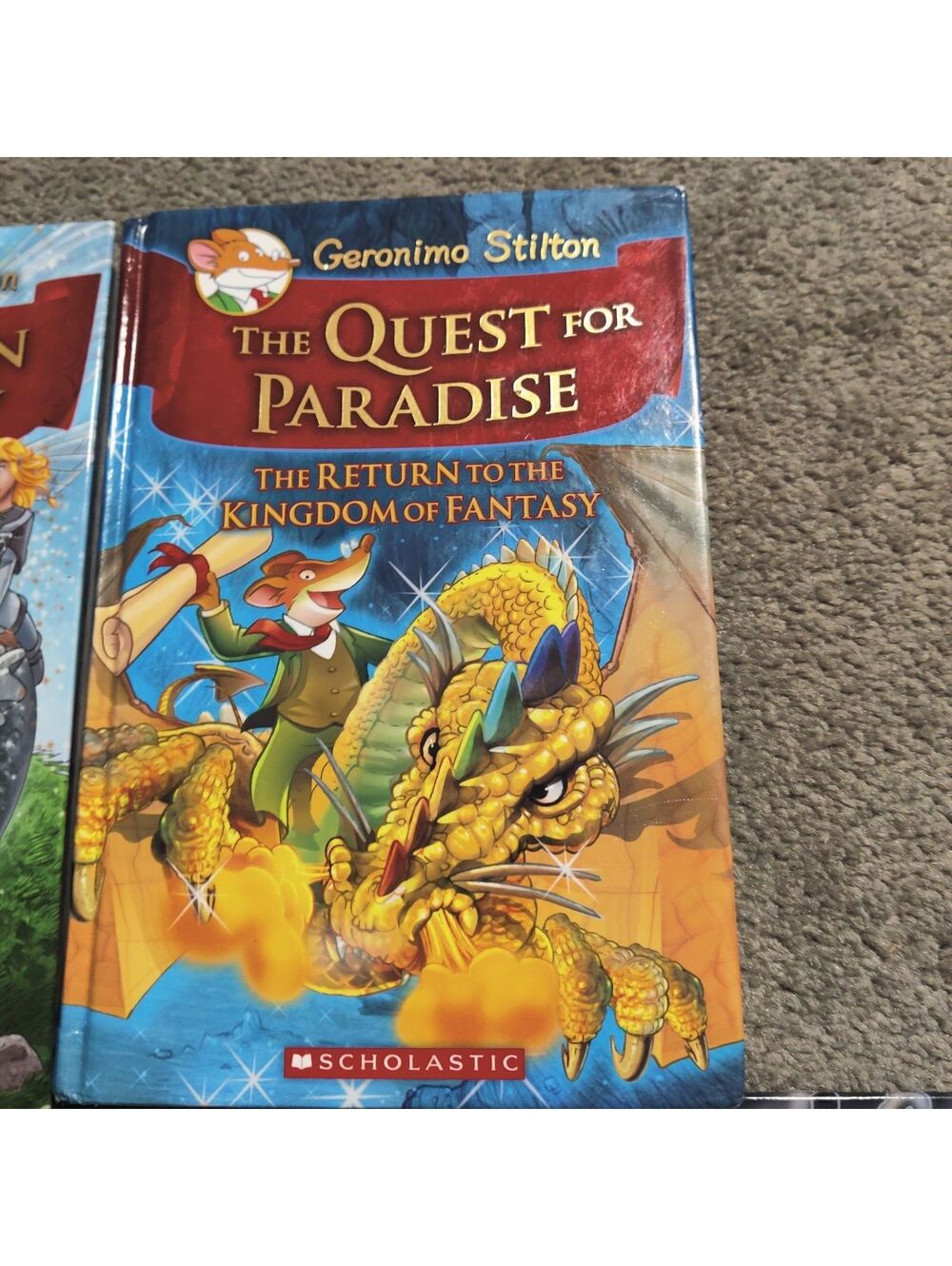 Geronimo Stilton Kingdom of Fantasy 5 Book Hardcover Lot Scholastic Books 1-5 - Picture 3 of 6